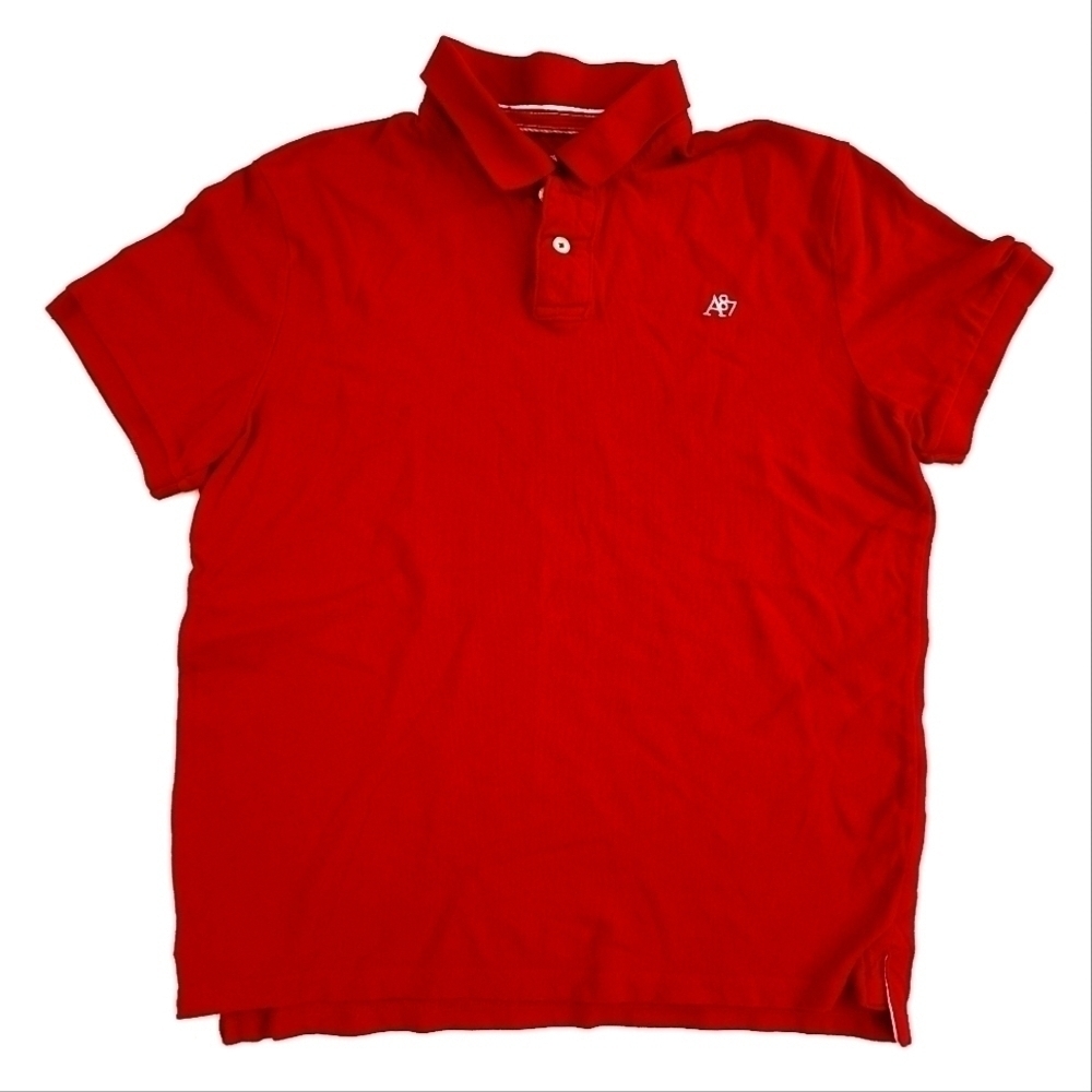 3/$20 Aeropostale Red A87 Logo Polo Shirt